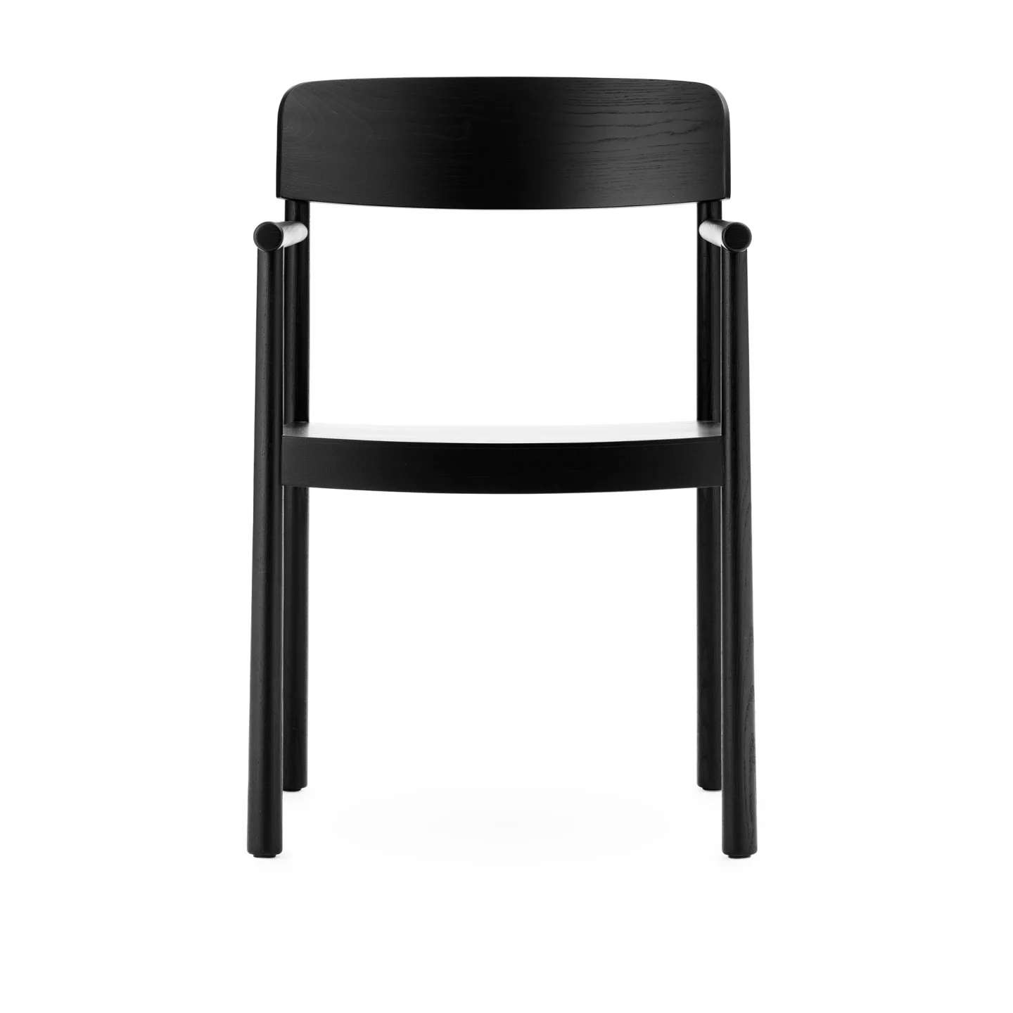 Normann Copenhagen - Timb Armchair Black - Matstolar - Simon Legald - Svart - Trä