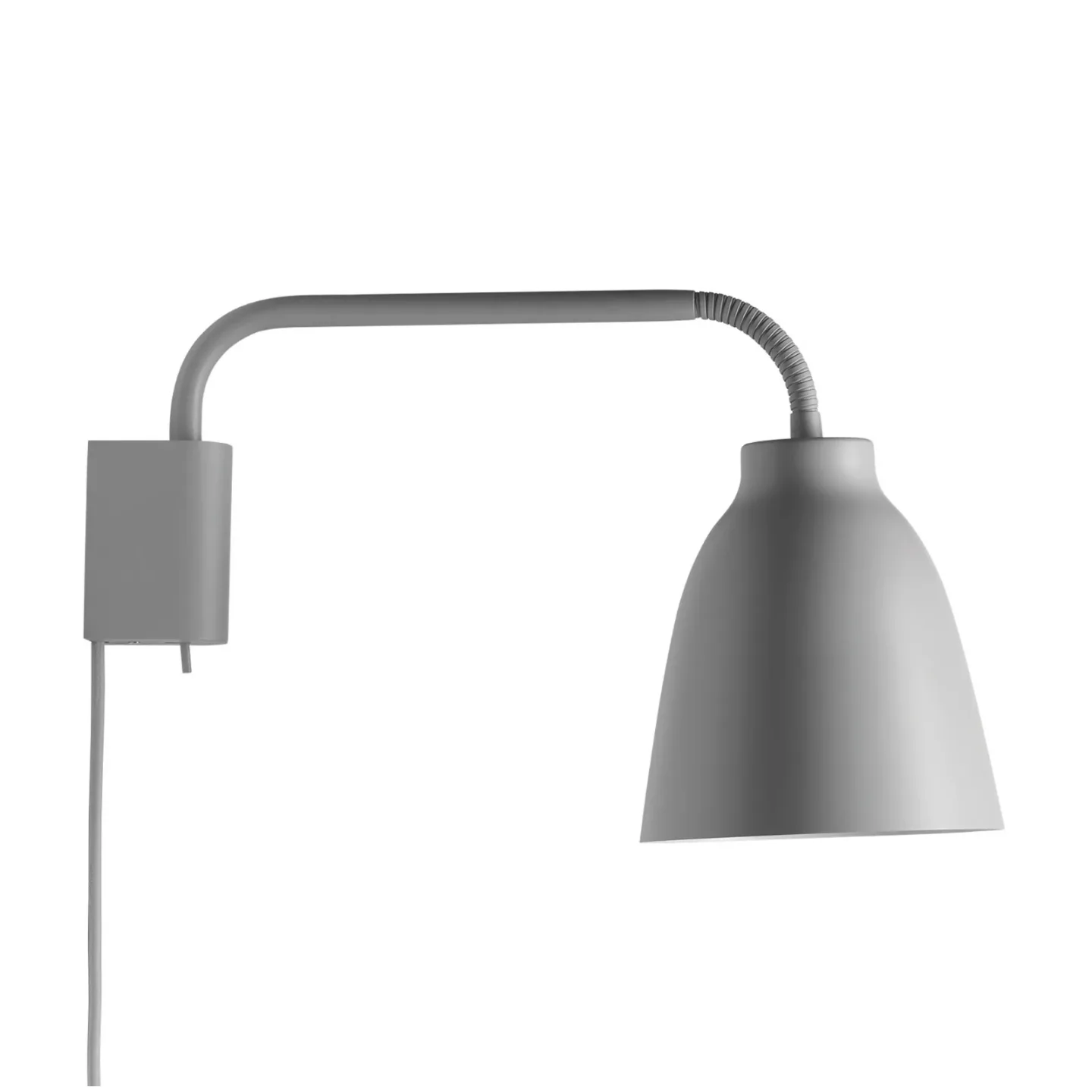 Caravaggio Read vegglampe lysegrå - FRITZ HANSEN - Stue - Design - Metall - Med en lyskilde