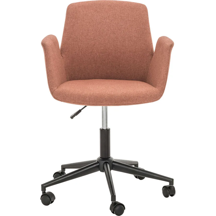 Bürostuhl Lia altrosa Metall/Alu/Kunststoff H 82 cm