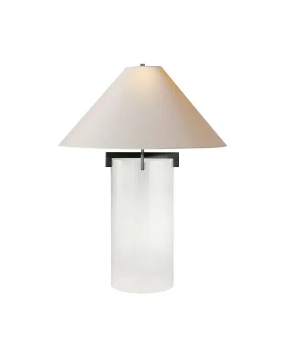 Brooks Table Lamp Crystal & Black