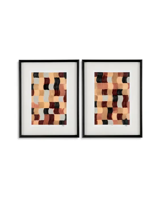 Sun baked mosaïc by Grace Popp 2-set