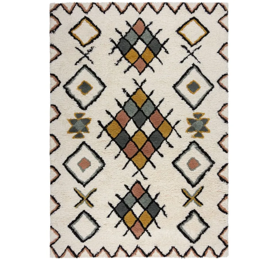 Teppich Radim Mehrfarbig Wolle 230 cm 160 cm - Farbe: Multi