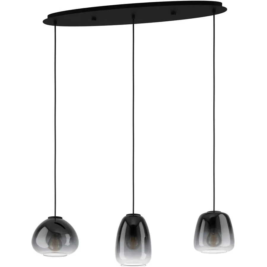 Eglo Pendellampe Aguilares Schwarz Stahl 19.5 cm 104.5 cm