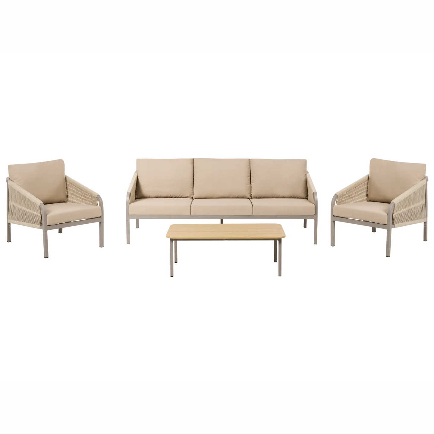Soffgrupp utomhus med Bord 5-Sits Murato - Beige
