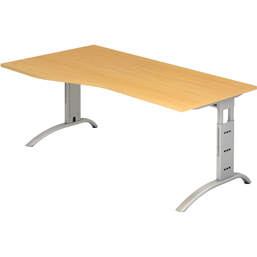 Schreibtisch Office buche Holzwerkstoff B 180 T 100 cm
