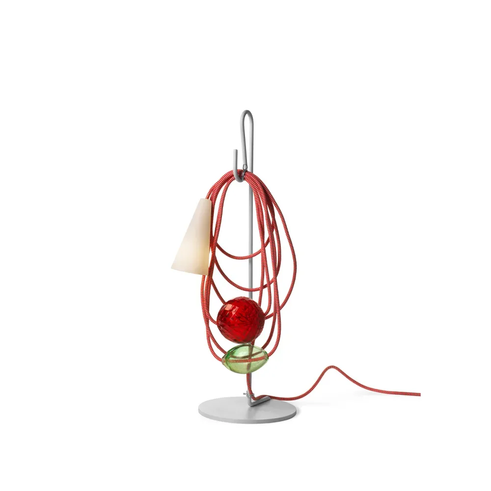 Foscarini Filo bordslampa grå, emerald king