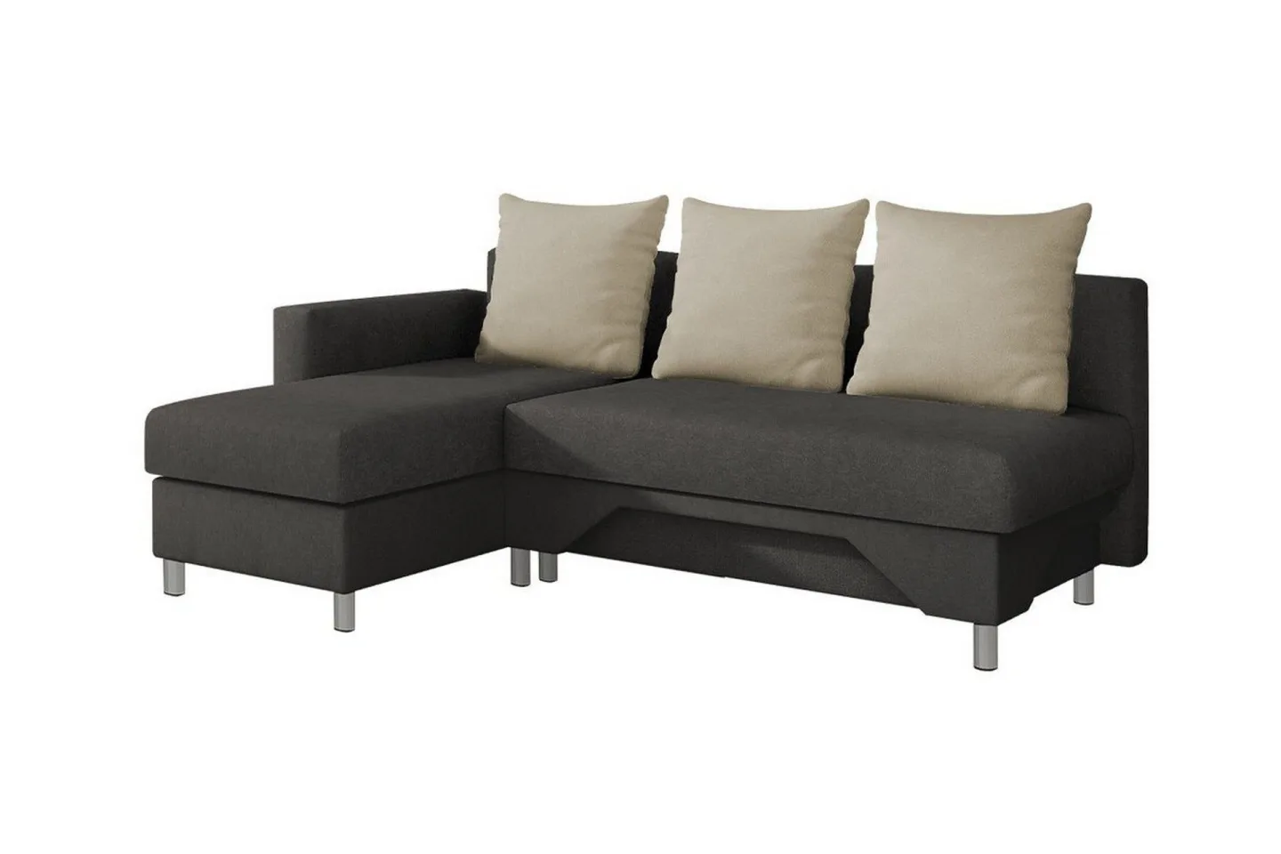 Castlebay 3-sits Hörnbäddsoffa Brown/Beige -