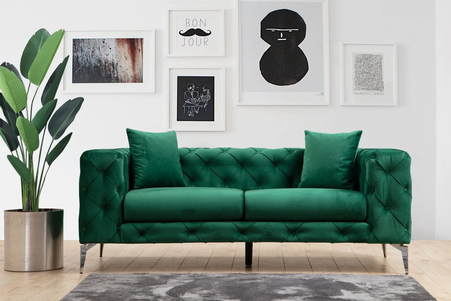 Beachport Soffa 2-sits - Grön