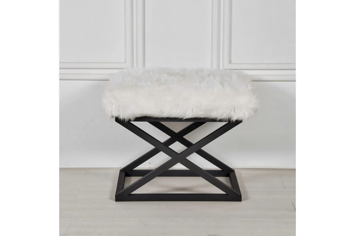 Mantu Sittpuff 50 cm - Vit