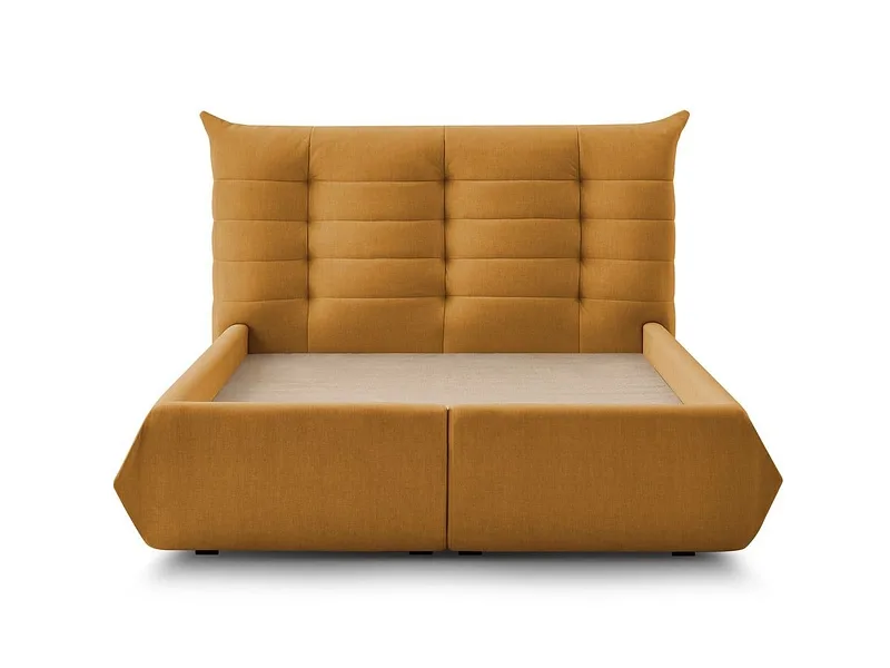 Kastenbett BOBOCHIC CLOTHILDE 180x200cm spanplatte orange