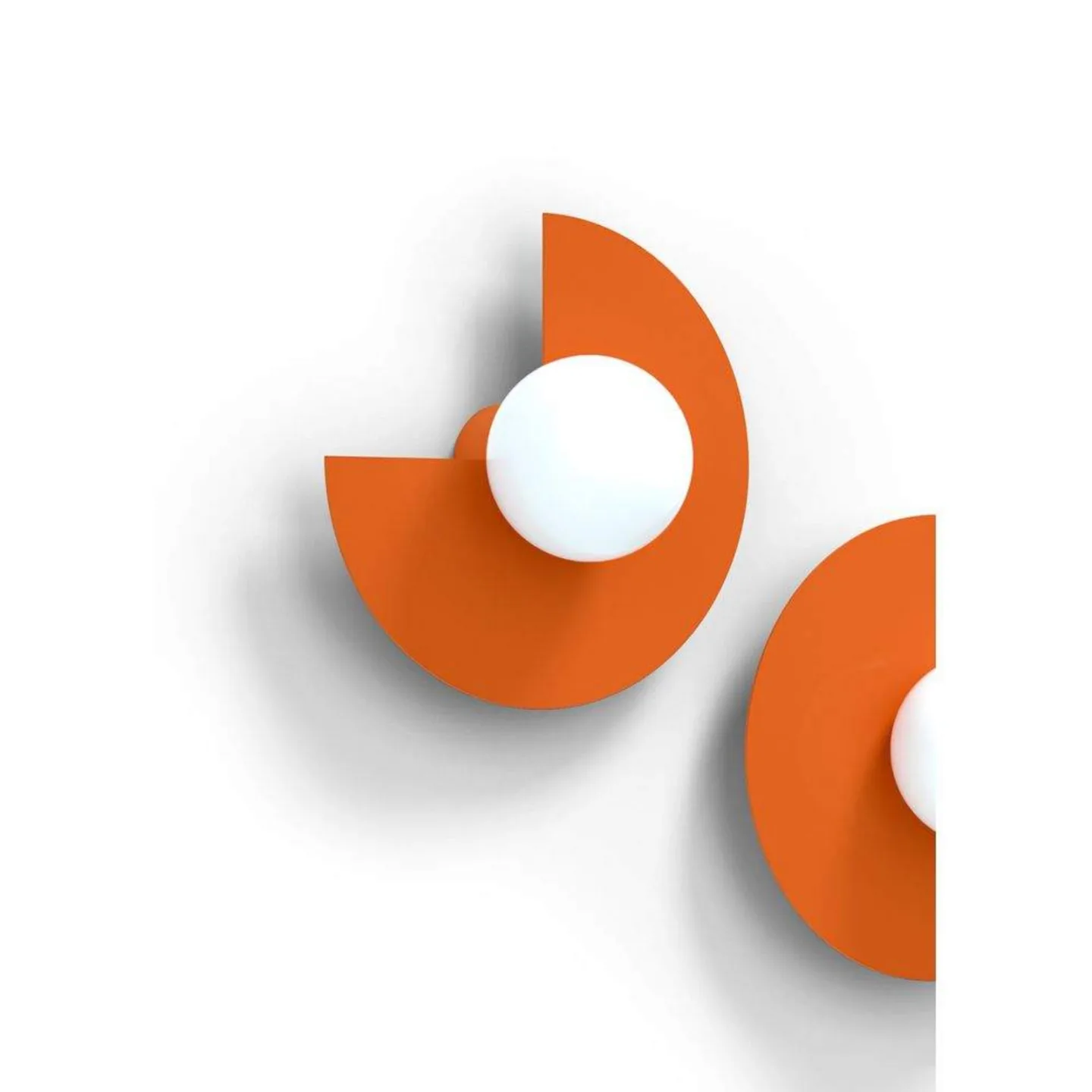 Candy Big Circle 270 S Wandleuchte, orange - Swedish Ninja - Wohnzimmer - Metall