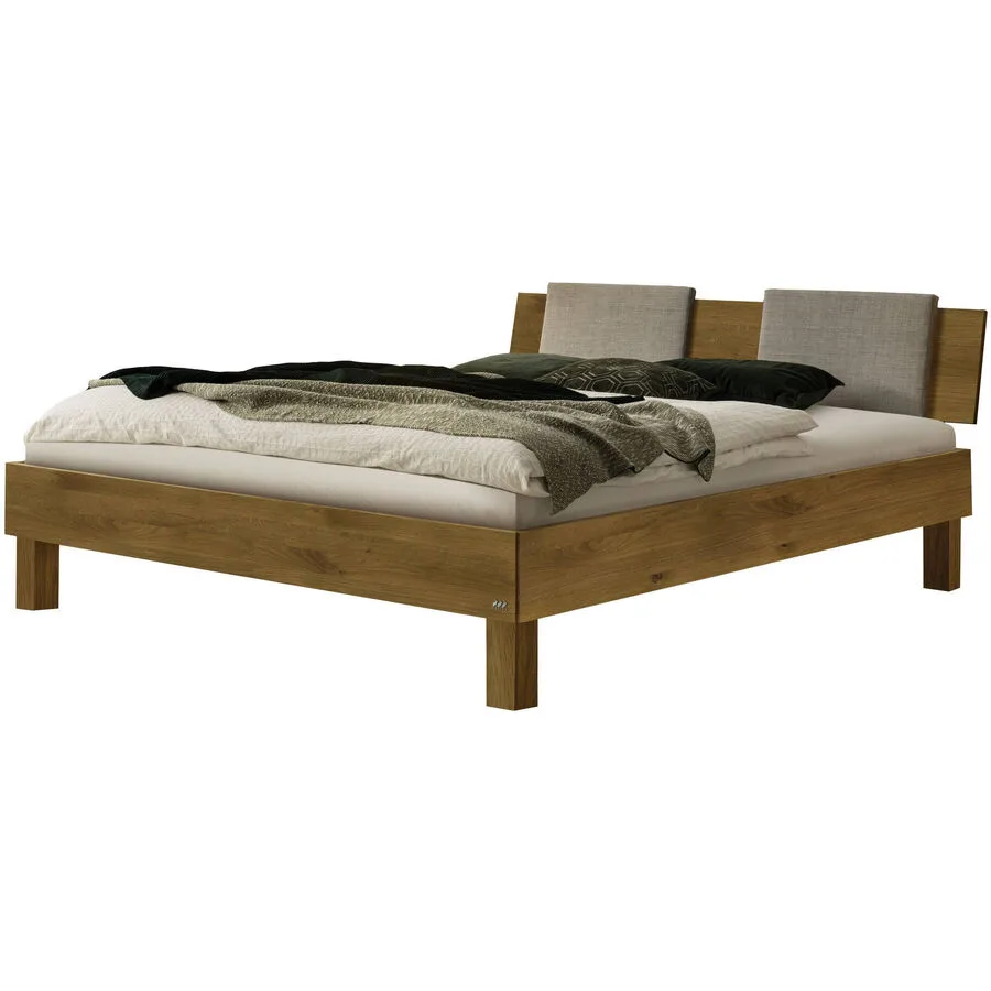 Hasena Bett Sassari Wildeiche Eiche massiv Massivholz 160 x 200 cm