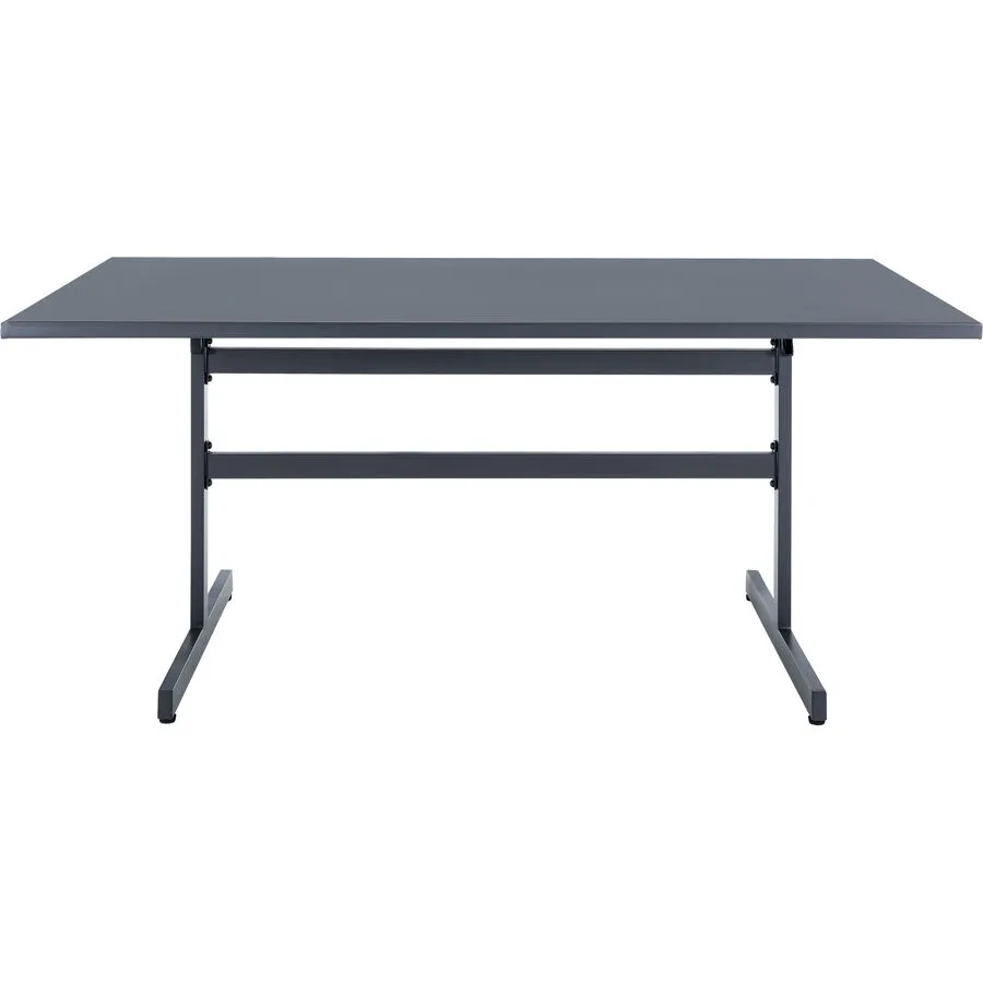 Gartentisch Salvador anthrazit Metall B 160 T 90 cm