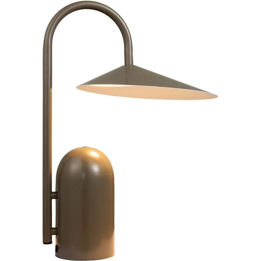 Tischlampe Otranto Metall schwarz matt 8W LED - LED - LED Energiesparlampen