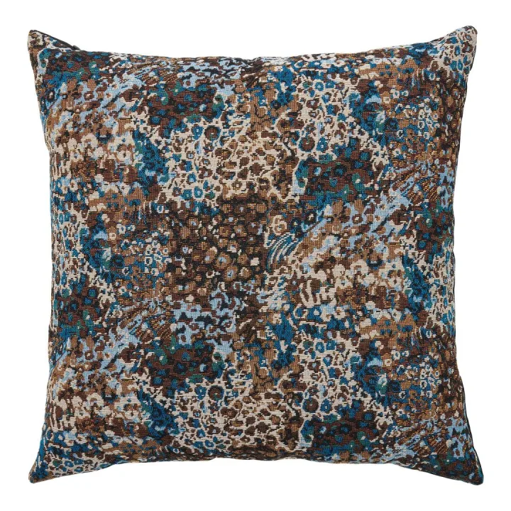 Lova Dekokissen 45×45cm blau, braun.