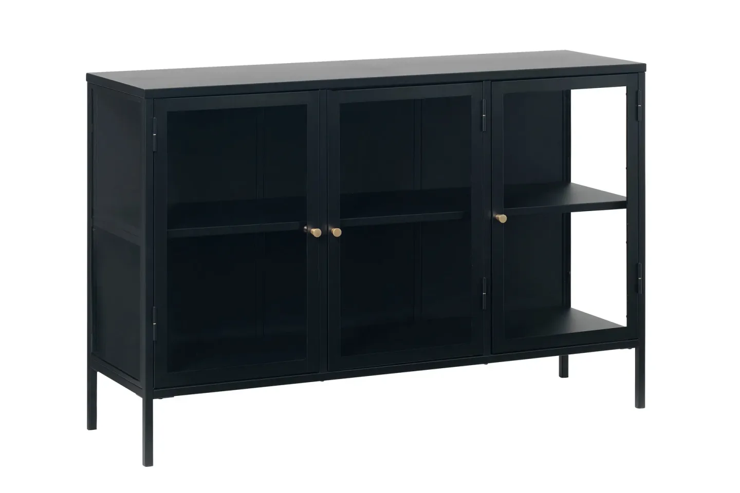 Umbri Sideboard 3 delar 132 cm - Svart