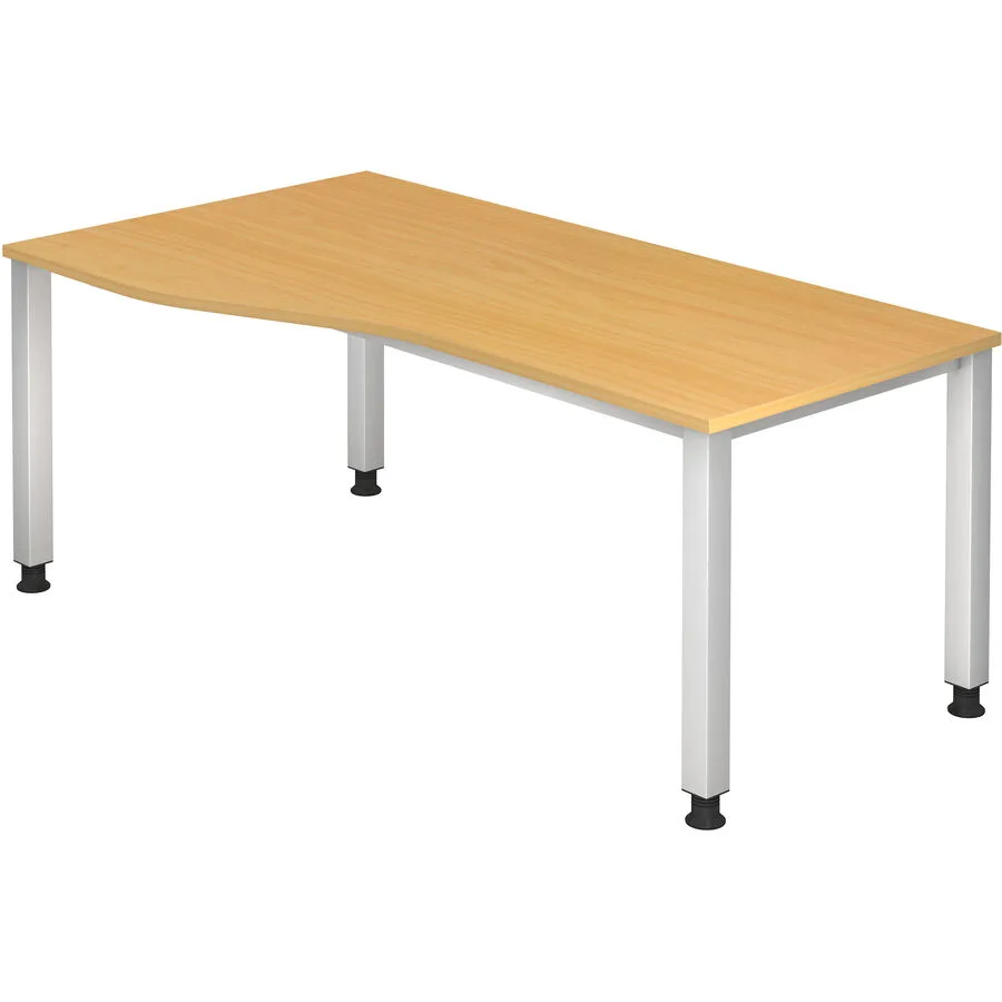 Schreibtisch Office buche Holzwerkstoff Höhenverstellbar B 180 T 100 cm