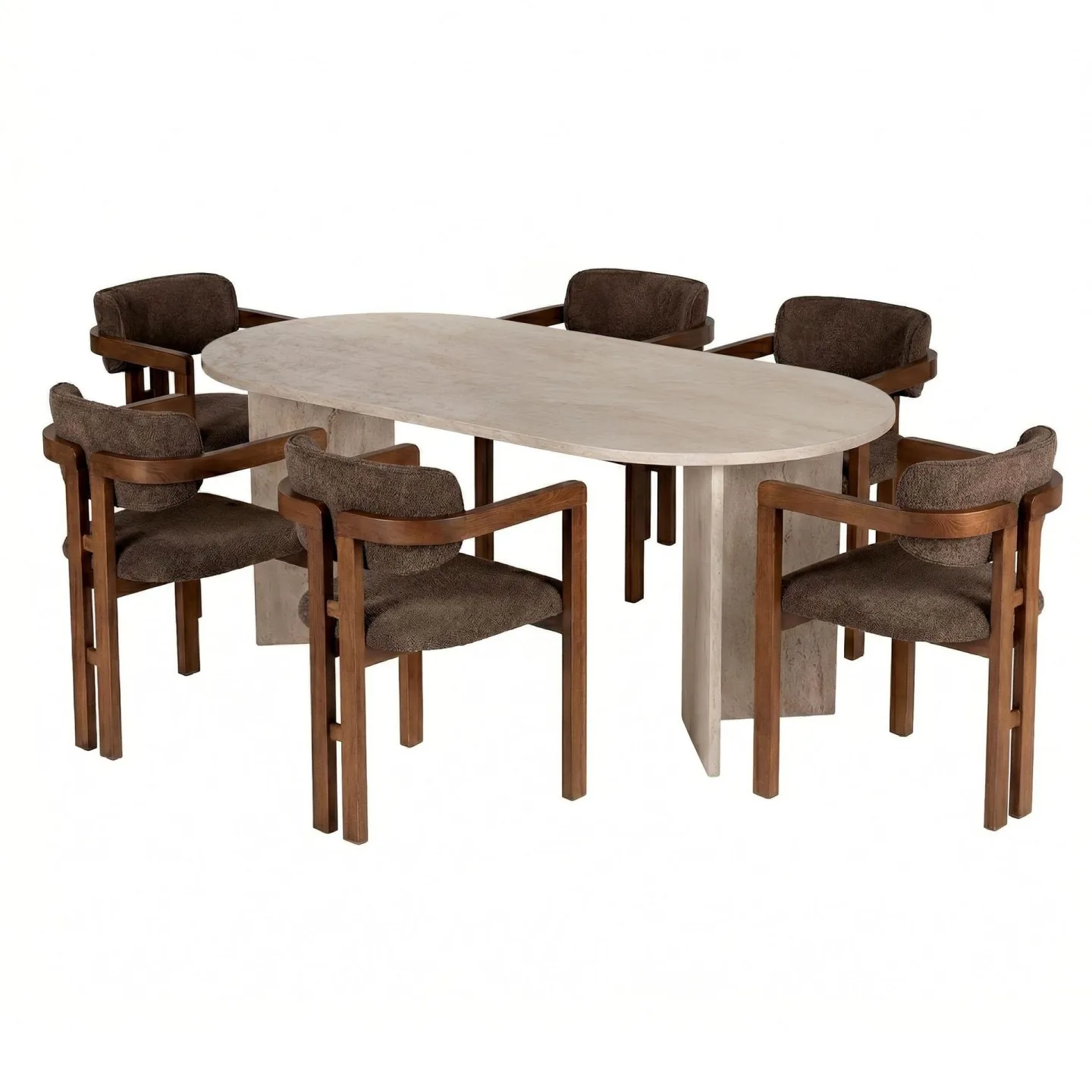 Dano Matgrupp 180 cm med 6 stolar -