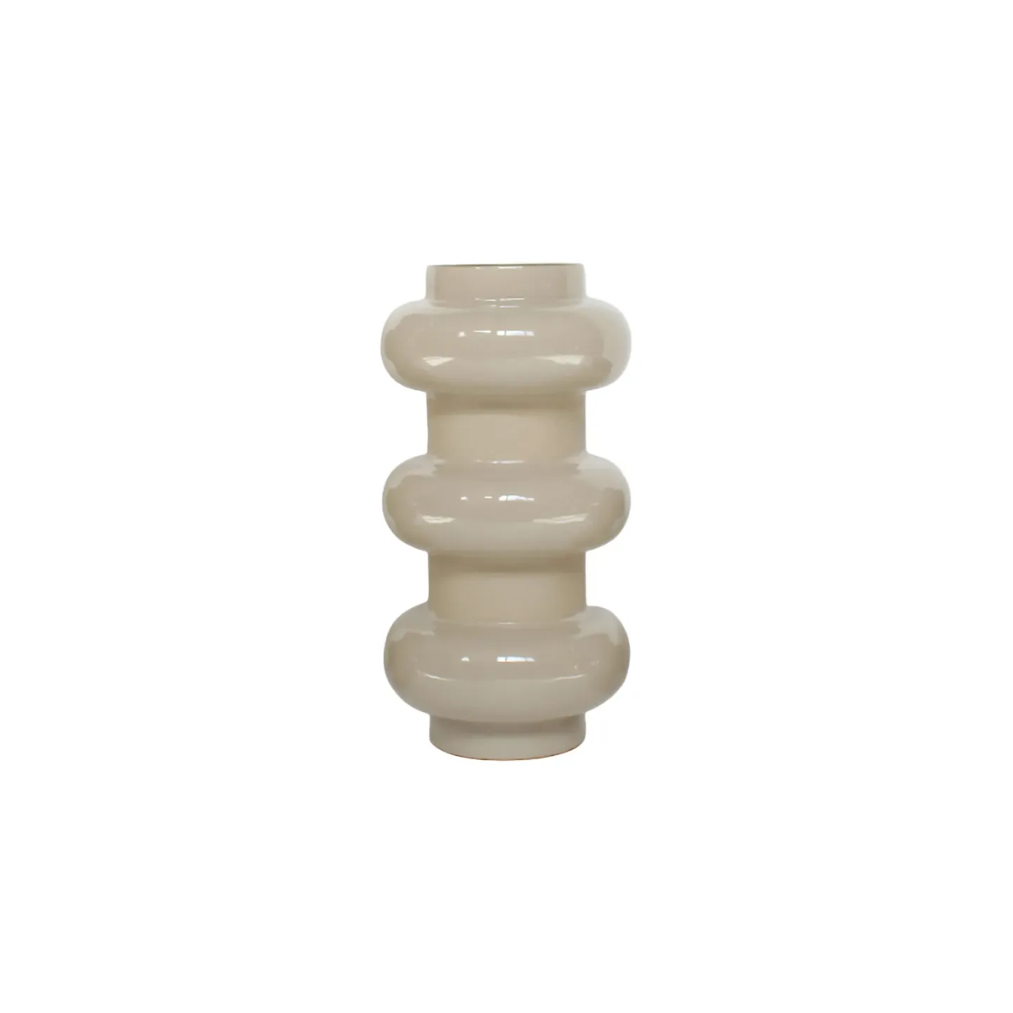 Decofinder Vase Grecia, Taupe | Schubiger Möbel