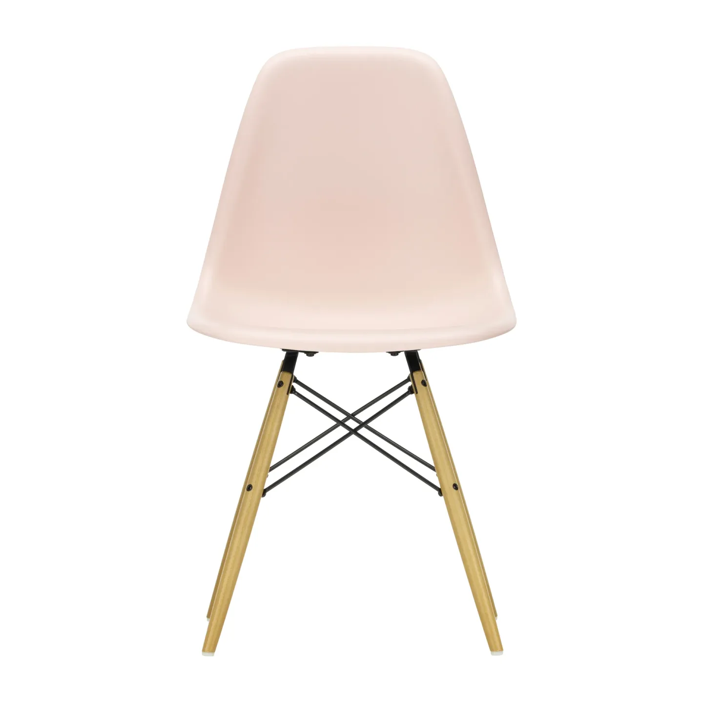 Vitra Eames Plastic Side Chair RE DSW stol 41 pale rose-golden maple