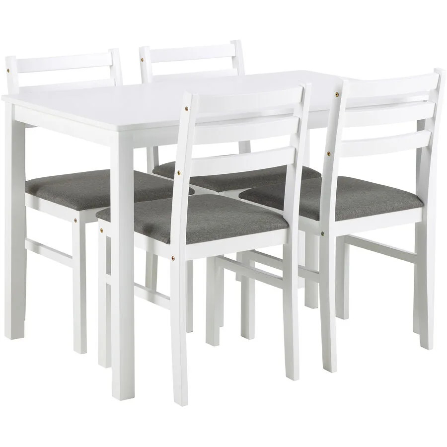 Essgruppe Alicante Weiss MDF