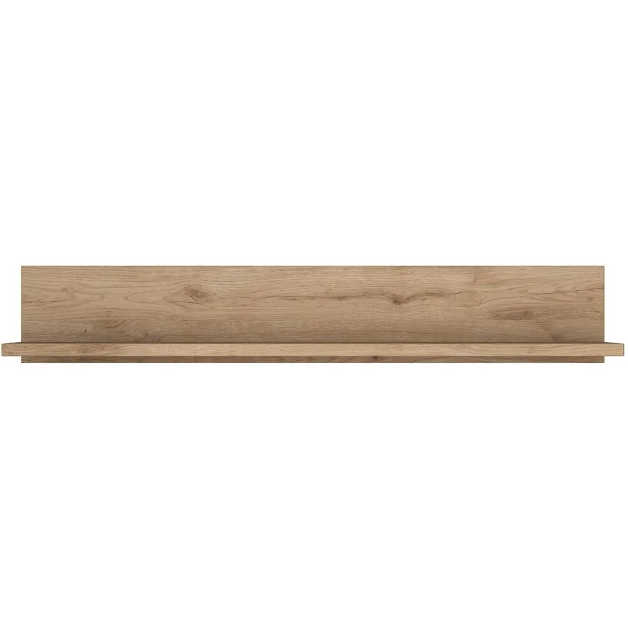 Wandregal Yemek Walnuss Melamin B 90 cm T 14.8 cm