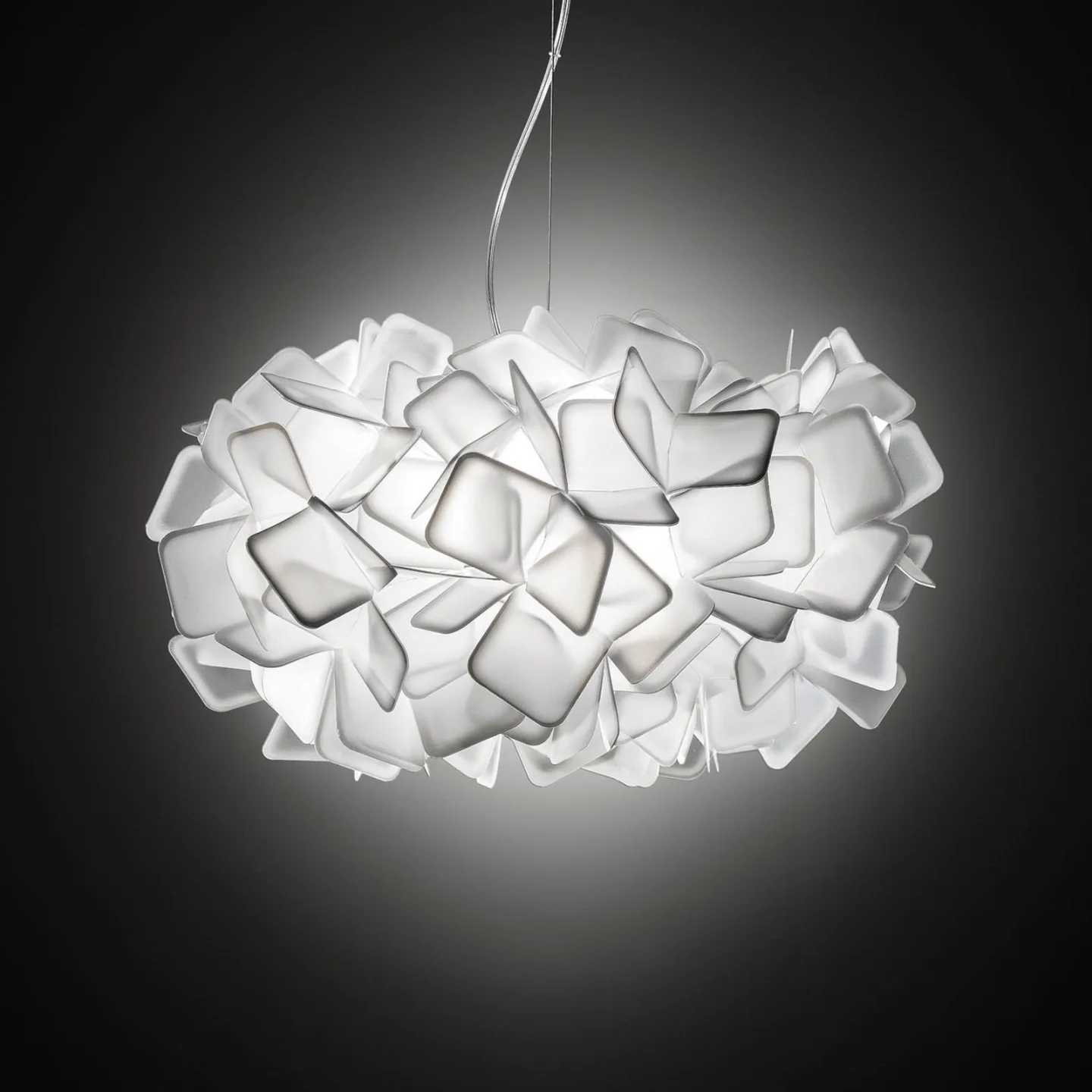 Clizia Pendel Hvit - SLAMP - Stue - Design - Plast - Med flere lyskilder