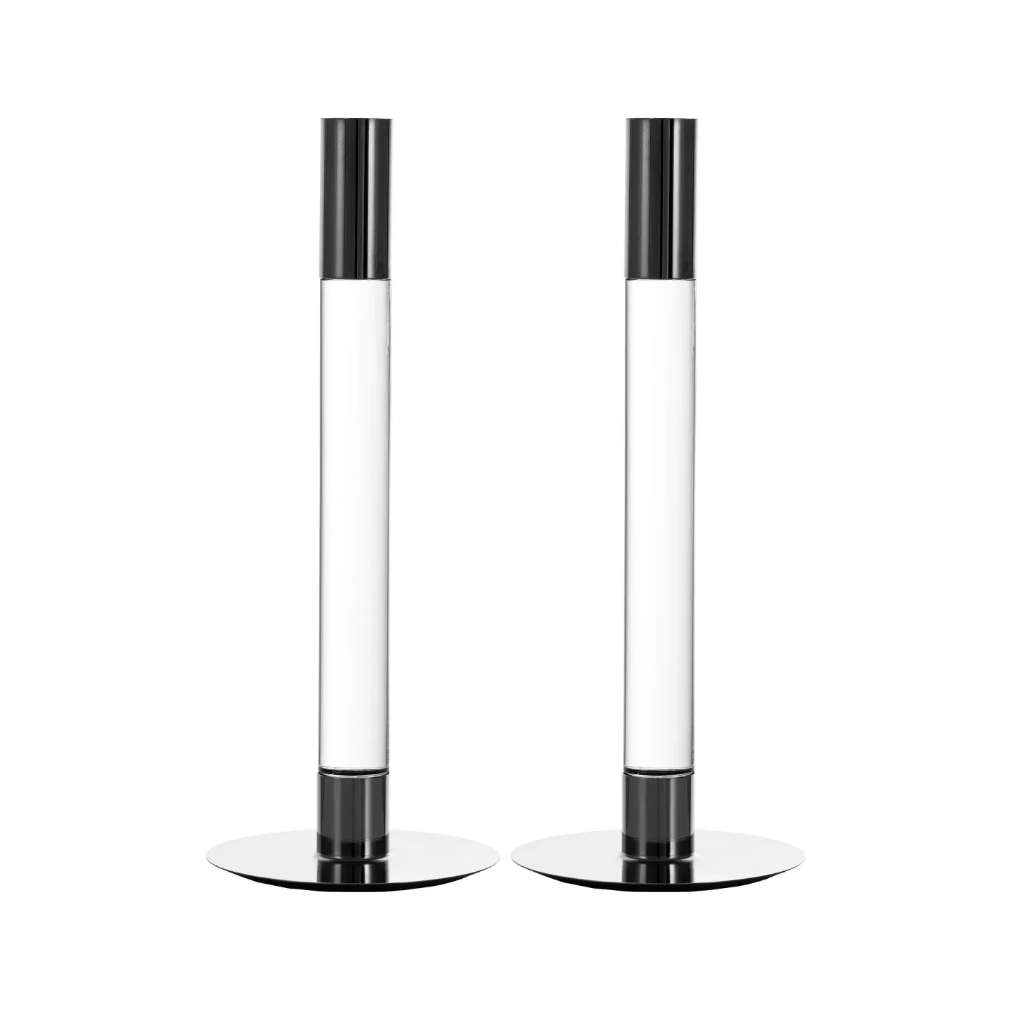 Orrefors Lumiere Kerzenhalter 26,5cm 2er Pack Klar