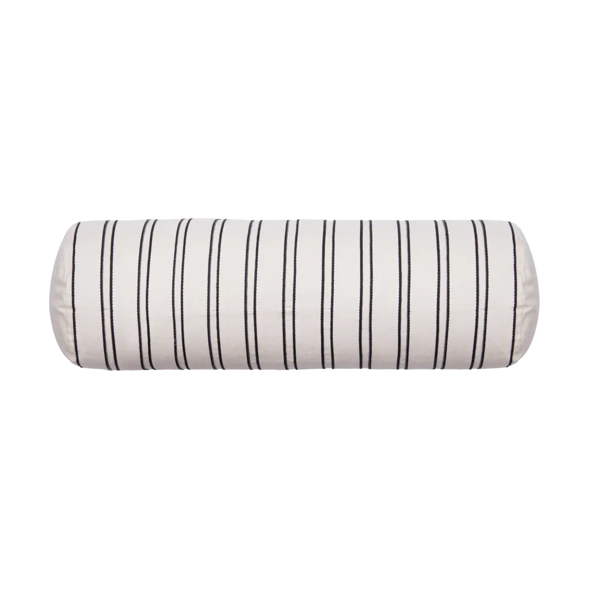 Ferm Living Twill bolster cylinderkudde Off-white-black