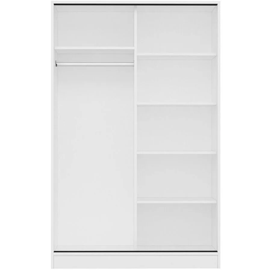 Kleiderschrank Uyumak weiss Melamin B 120 cm
