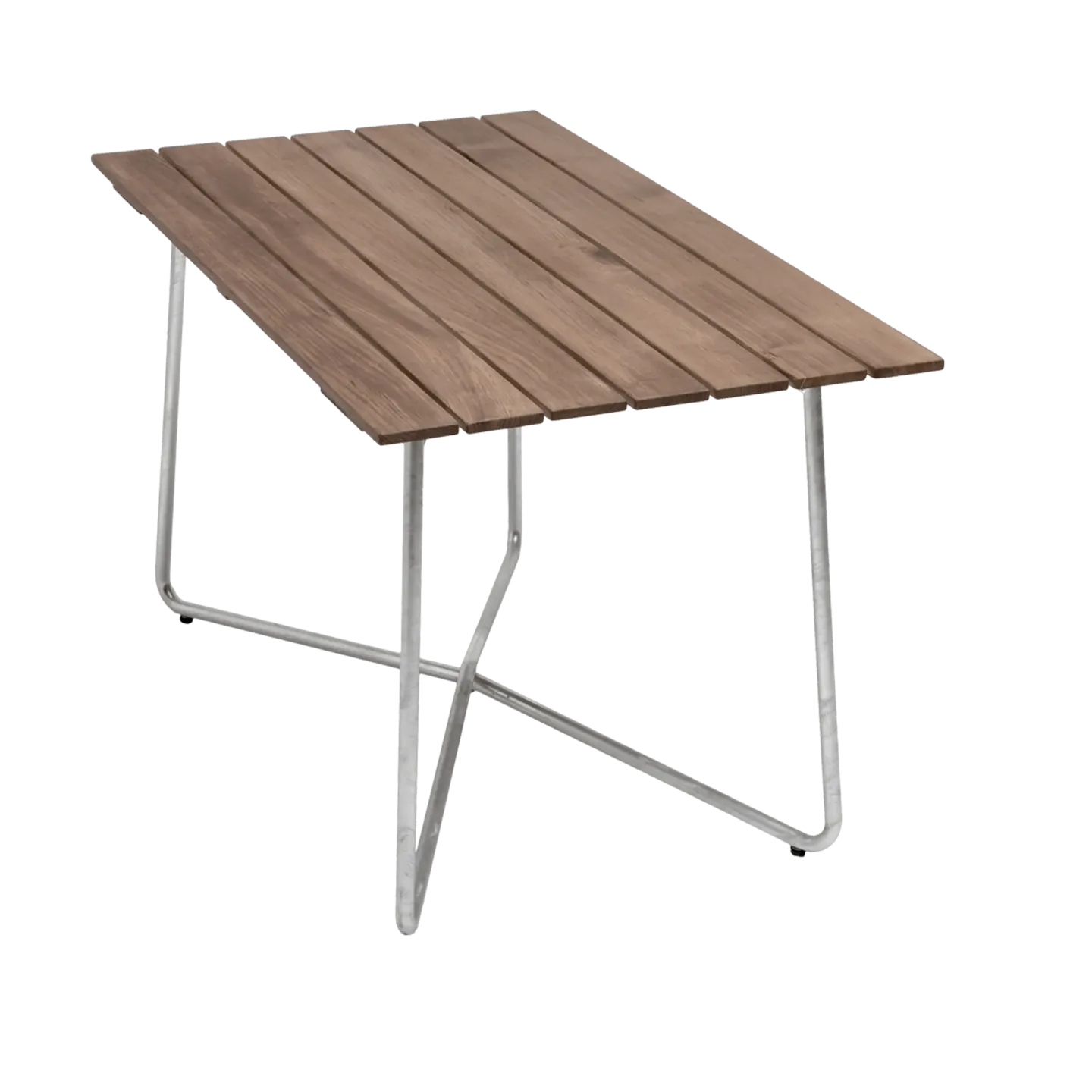 Grythyttan Stålmöbler B25A Tisch Teak-Gestell warmverzinkt