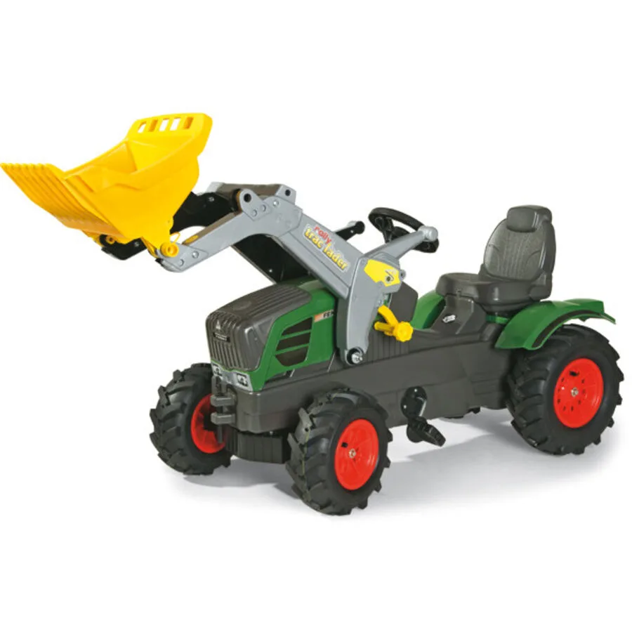 Fendt Vario Lader+Luftbereif. Rolly Toys Grün Kunststoff - Farbe: Grün/Grau