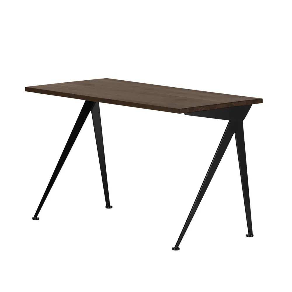 Vitra Compas Direction skrivbord Dark oak-Deep black