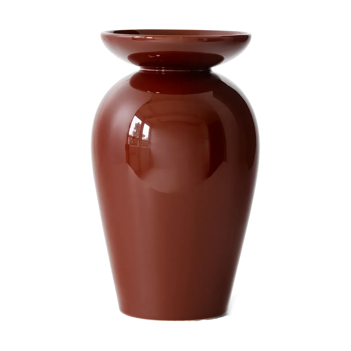 &Tradition Momento JH47 Vase 24 cm Red brown