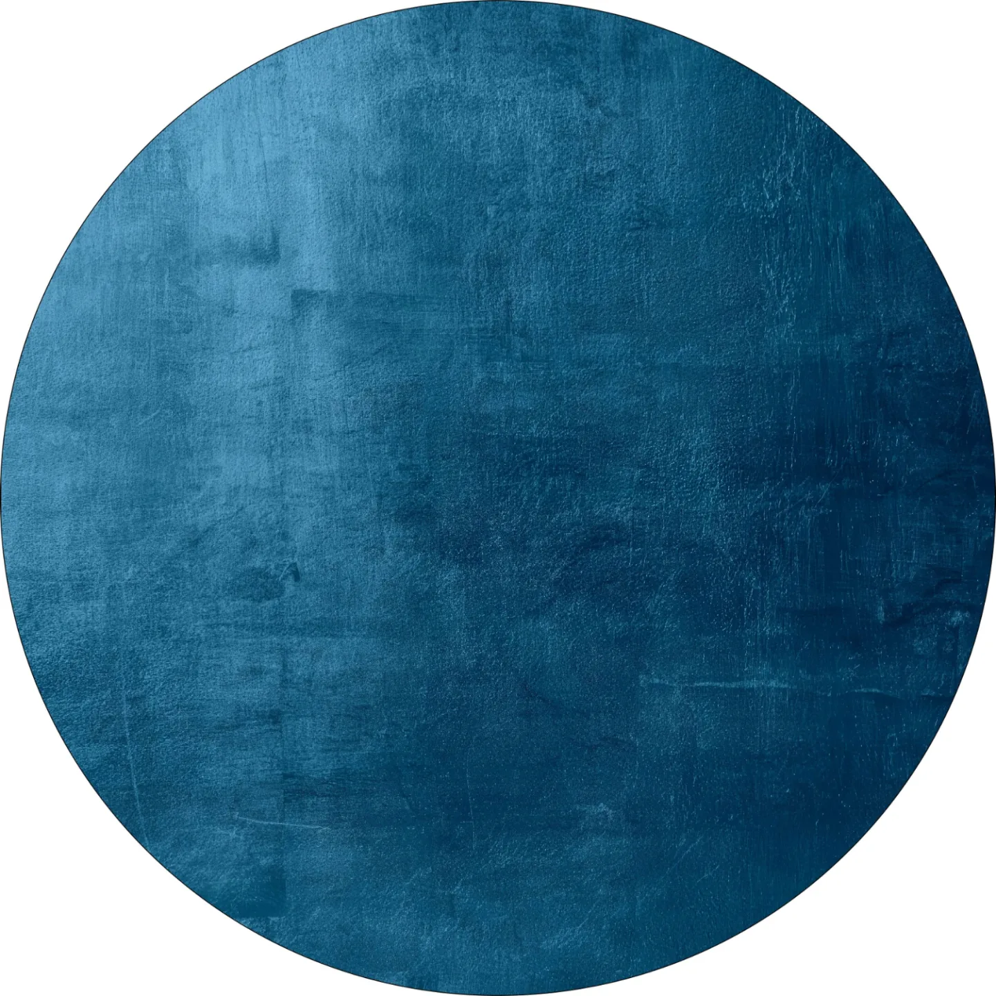 Rundt teppe - Artena (mørkeblått) (Størrelse: Ø 200 cm)