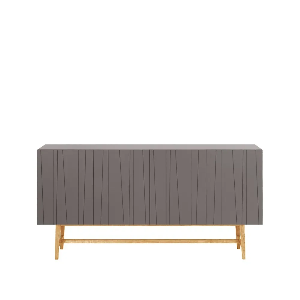 Asplund Vass 60 180 sideboard storm grey, vit ek p2 stativ