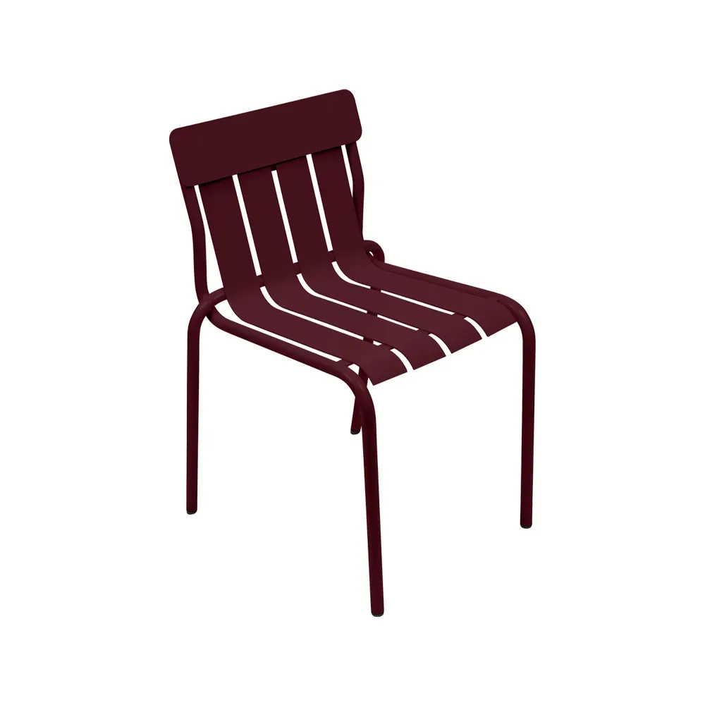 Fermob Stripe stol Black cherry (vinröd)