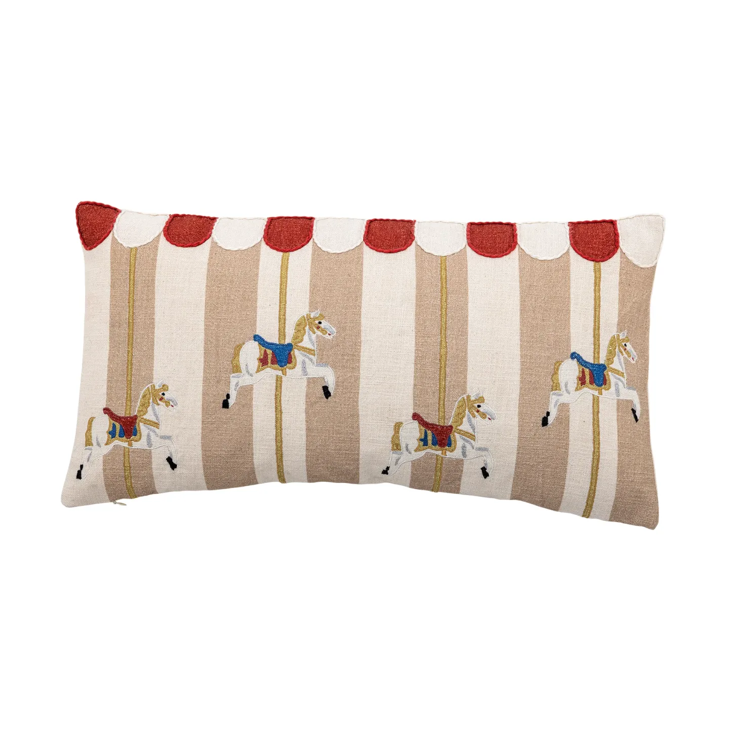 Bloomingville Merry-go-round kudde 30x60 cm Natur