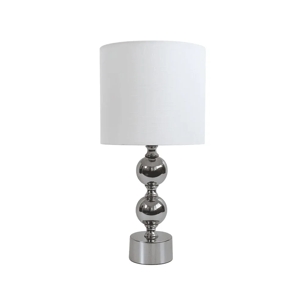 Nordic Lighting - Circolo 48cm - Bordslampa - Krom/vit