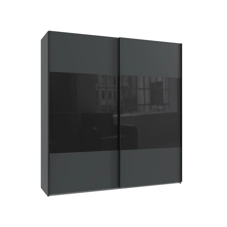 Kleiderschrank Enero graphit Holzwerkstoff B 225 cm