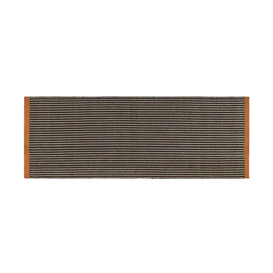 Tom Dixon Line Teppich Schwarz 70x250 cm