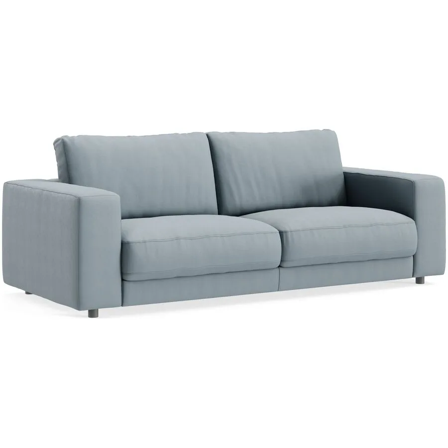 Sofa Ava Bezug: 100% Polyester light grey B 230 T 107 cm - Möbel Konfigurator: Traummöbel individuell zusammenstellen