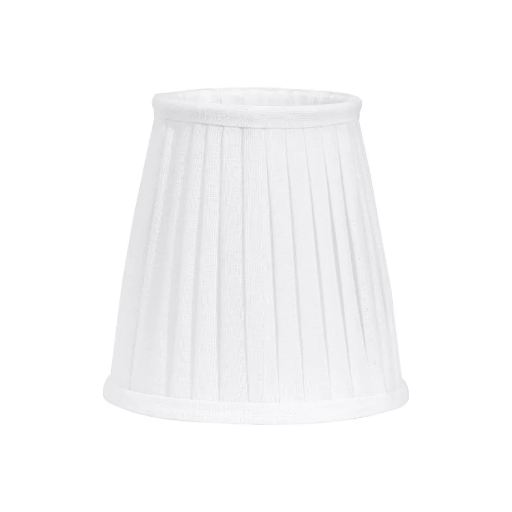 Cia lampskärm Plissé Vit 20 cm - Pr Home