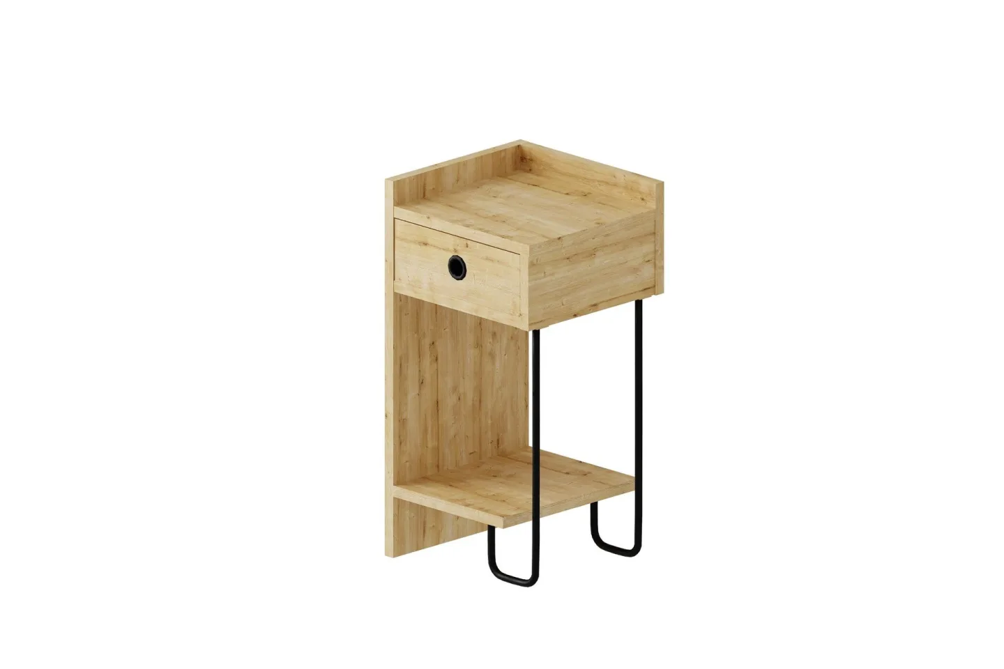 Sirius Sängbord 32x30 cm Ljusbrun - Hanah Home