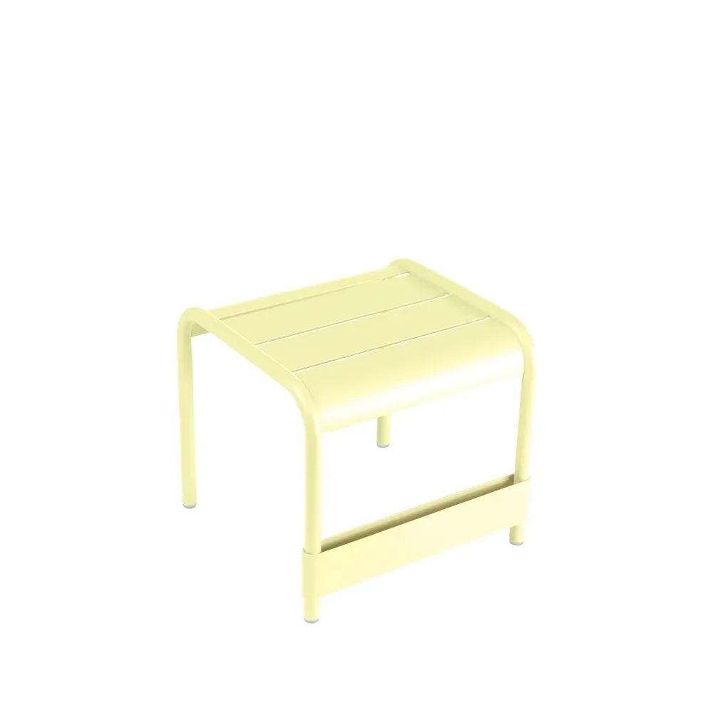 Fermob Luxembourg bord/fotpall Frosted lemon (gul), small