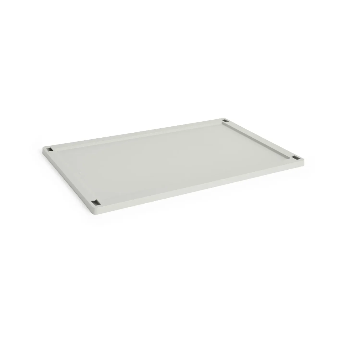 HAY Colour Crate lock plastic large Grey