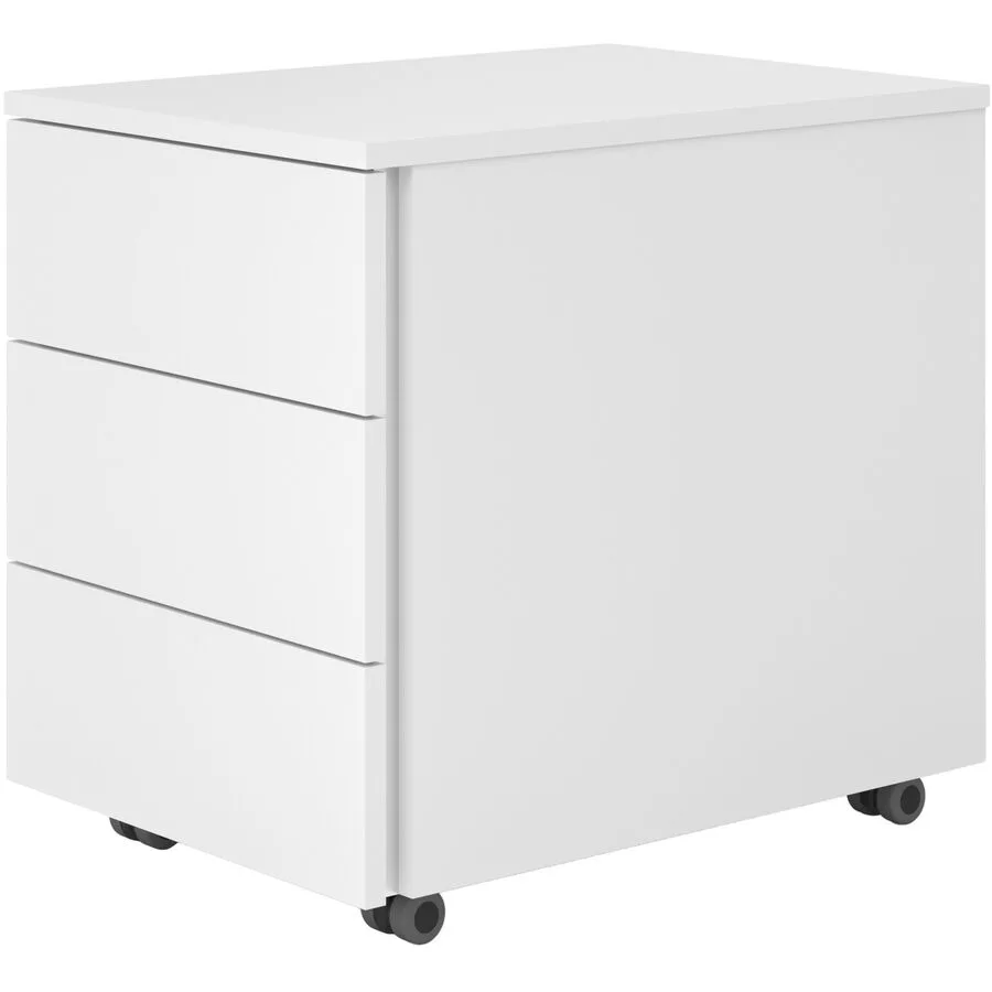 Rollcontainer Office pure weiss Holzwerkstoff B 39.5 H 51 cm