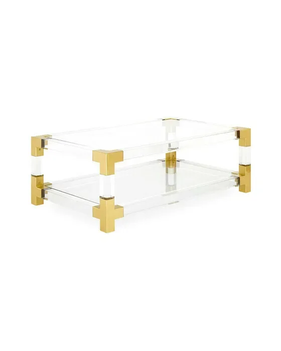 Jacques Coffee Table Brass