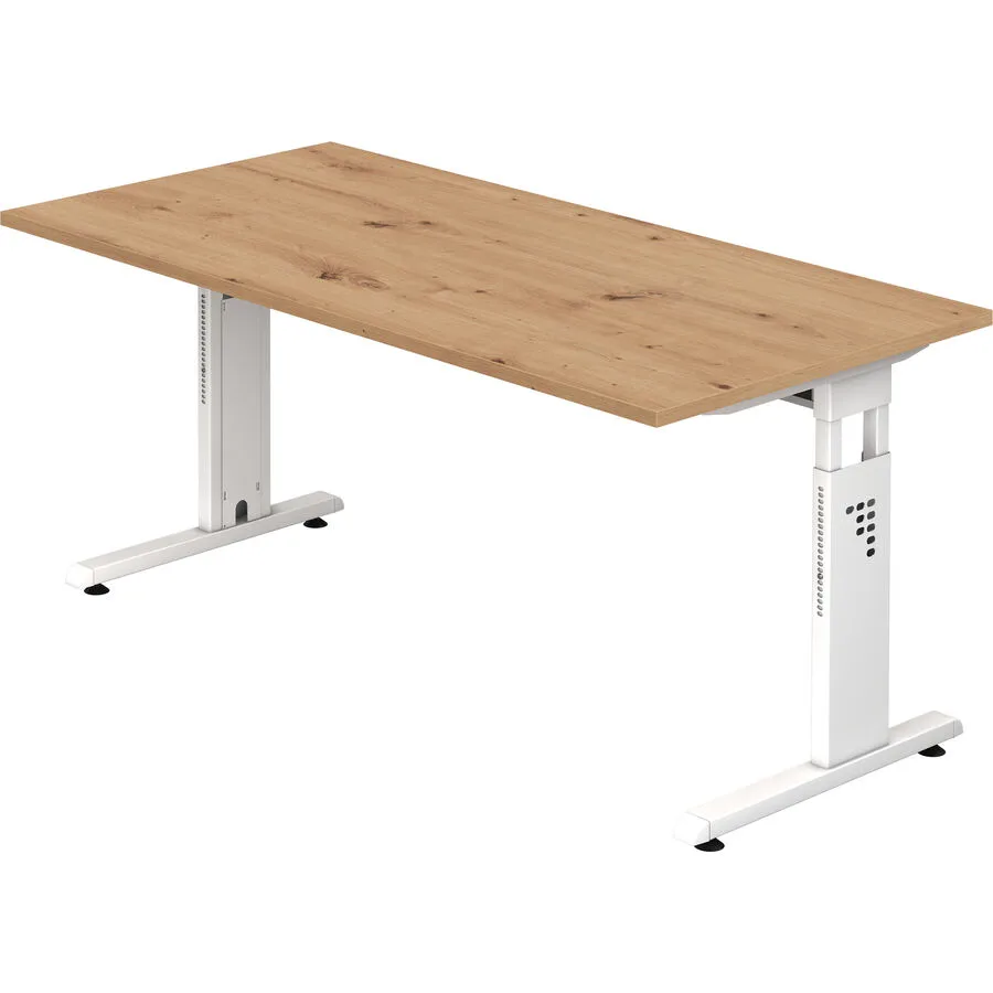 Schreibtisch Office Asteiche Holzwerkstoff B 160 T 80 cm