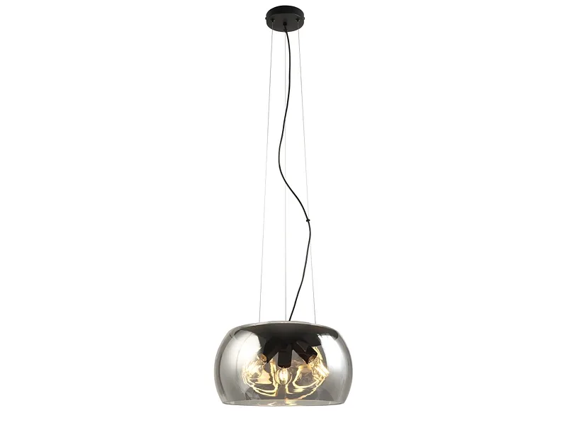 Hängelampe GLOW 40x120cm 3x27W schwarz